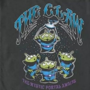 M Toy Story Mens Pixar Green Alien The Claw Grunge T-shirt Disney Graphic Tee